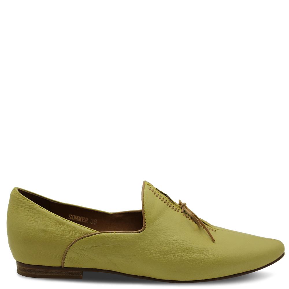 Top End Sommer Yellow Womens Flat