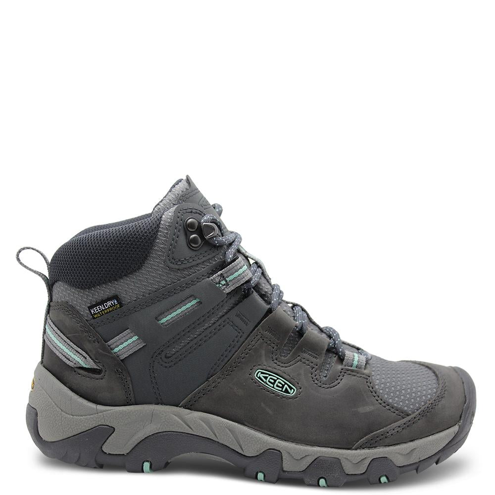 Keens Steen Mid Womens Grey boot