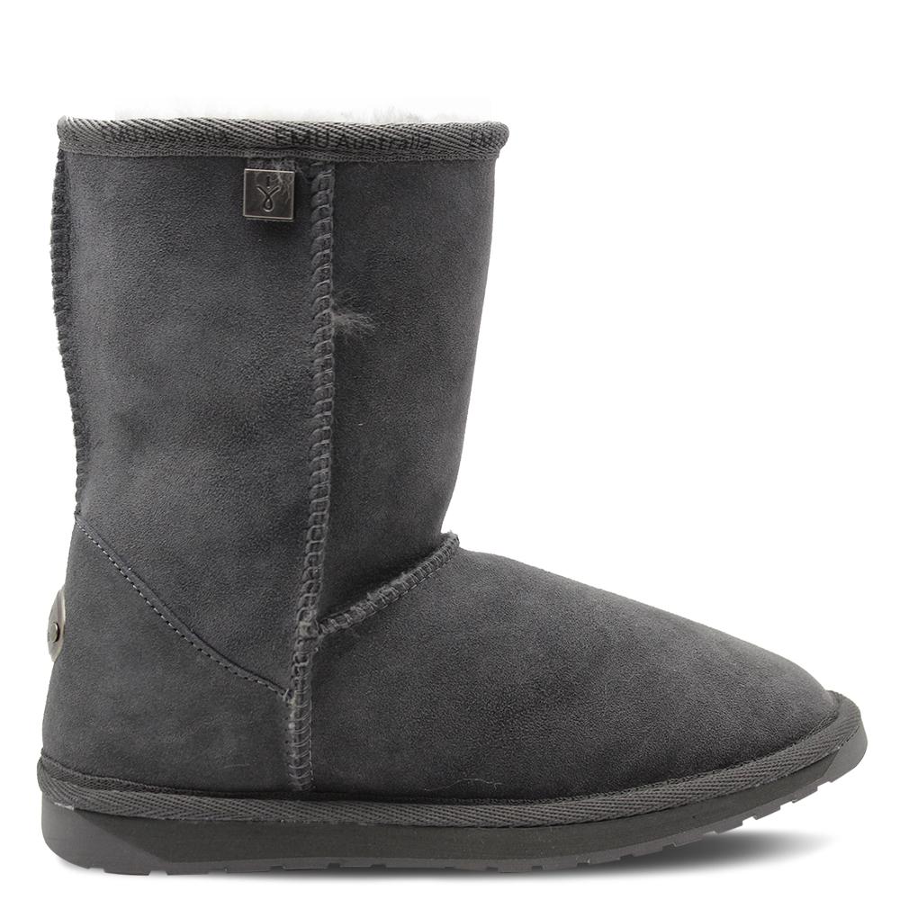 Emu Stinger Lo Charcoal Unisex Ugg Boot