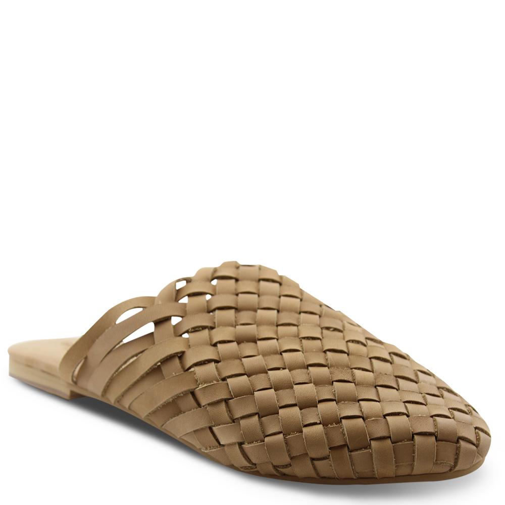 Walnut Vienna Tan Womens Mule