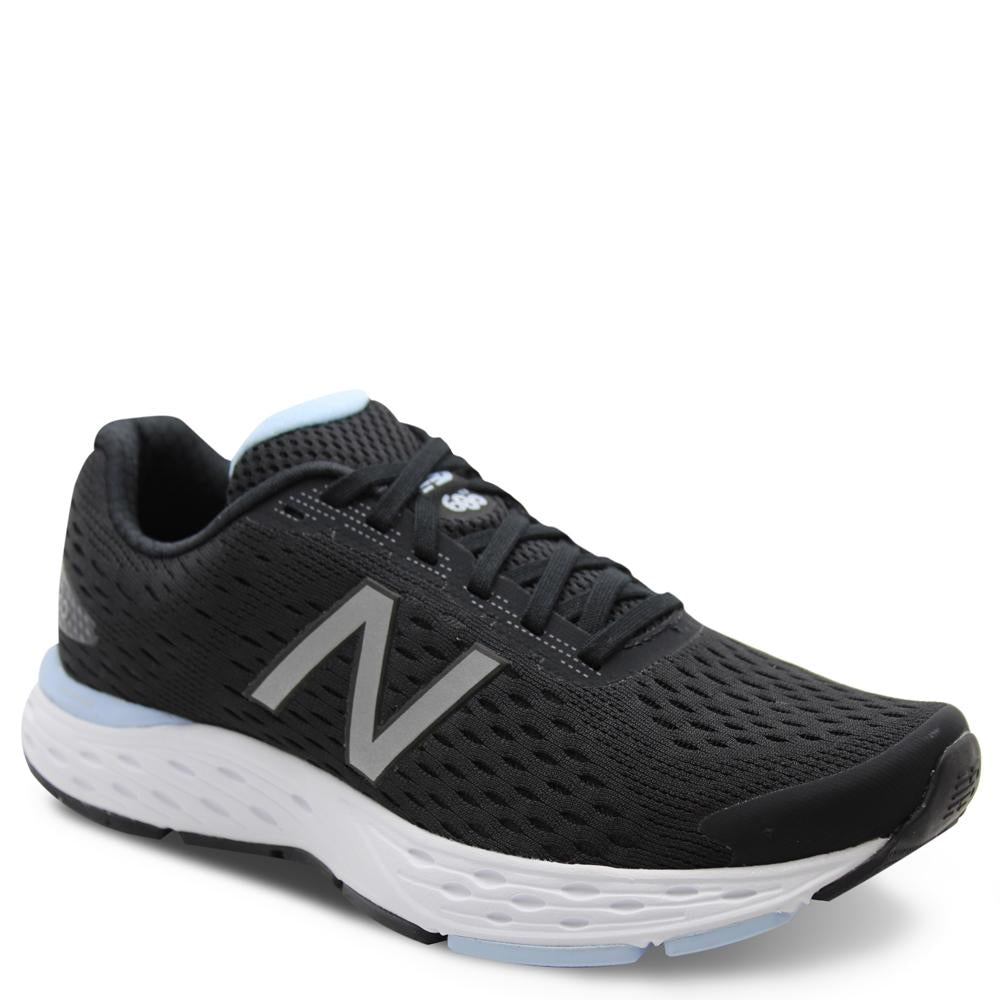 New Balance 680v6 Womens Black with Air