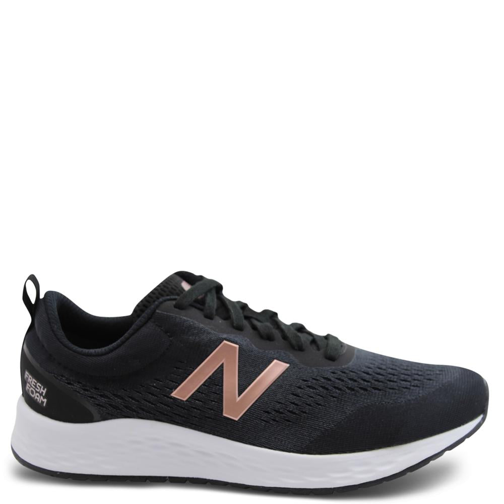 New Balance Fresh Foam Arishi v3 Womens Black with Peach Soda Metallic