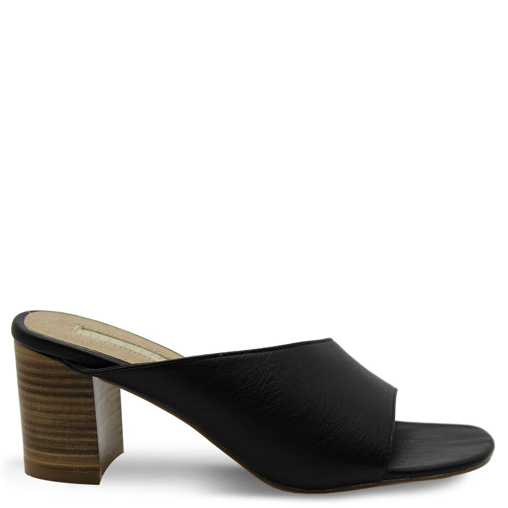 Billini Yohanna Black Womens Heel Slide